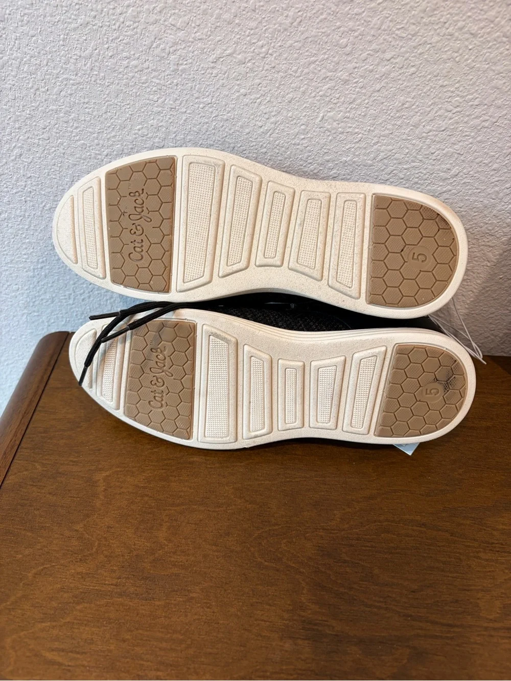 Cat & Jack Elijah Youth Dress Shoes - Black - Size 5 - NWT